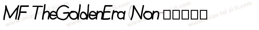 MF TheGoldenEra (Non字体转换